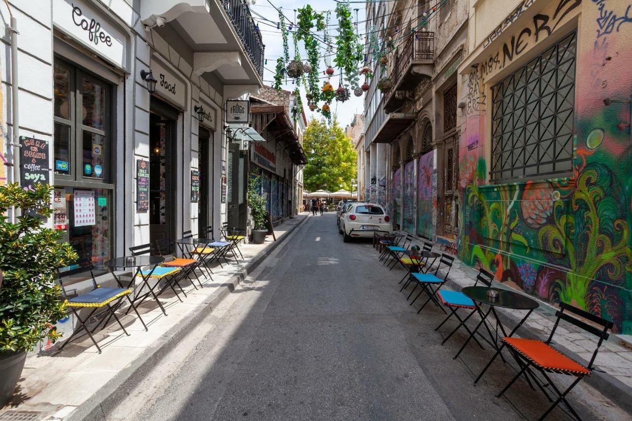 Appartamento Aristophanes Luxury Flat Psyrri Square Atene Esterno foto